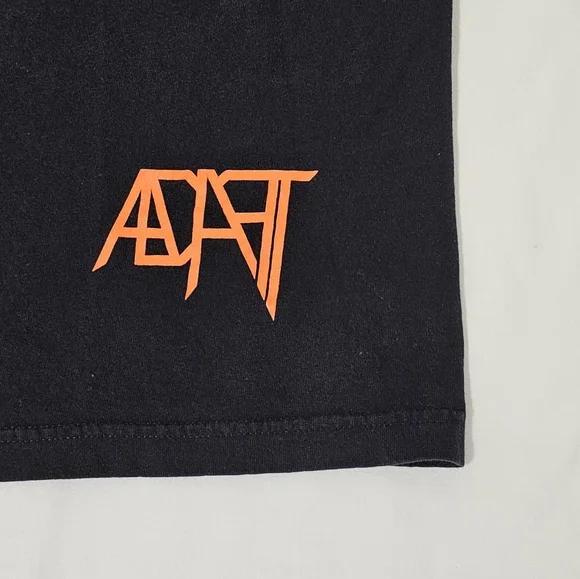 Adapt Black and Orange Local Short Sleeve T-shirt Men's XL - Picture 5 of 6